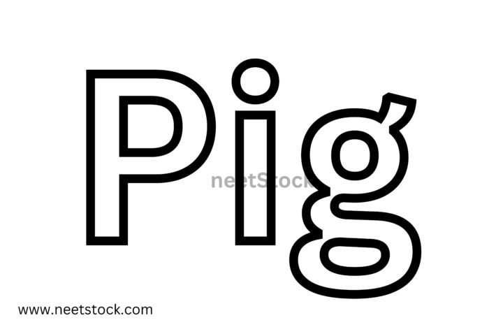 Pig name drawing
